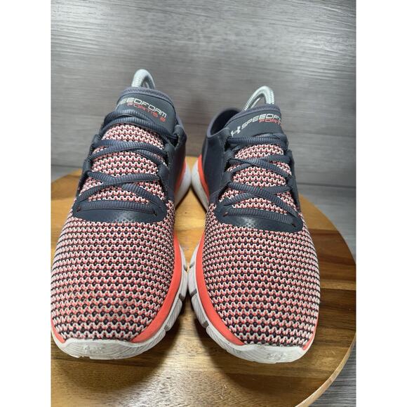 Under Armour Speedform Fortis 2 1273954-008 Gray Running Shoes Womens 8 - Picture 4 of 10